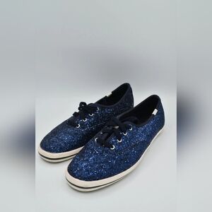 Sparkly Blue Sneakers